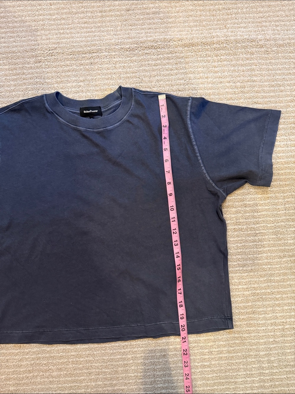 Relaxed Crop Tee, dark grey - Picture 9 of 9